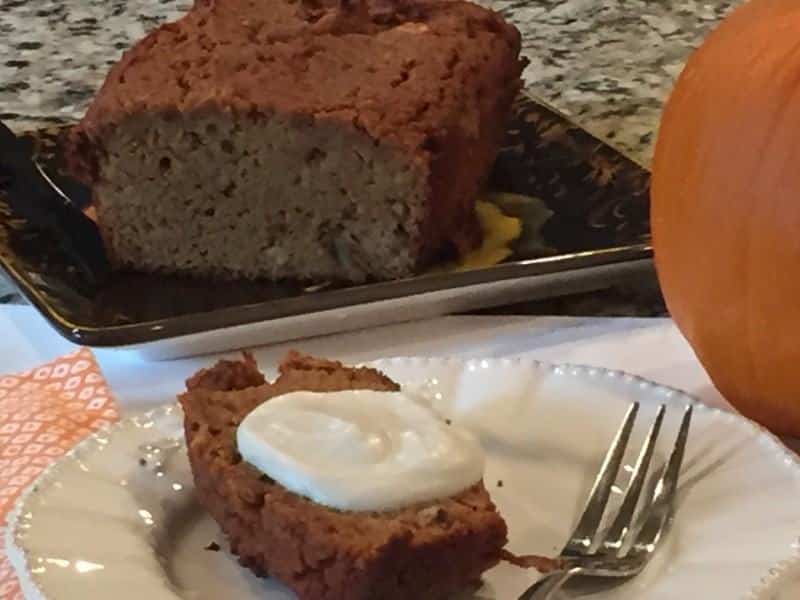 Almond Flour Pumpkin Bread