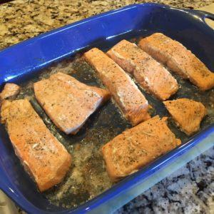 Delicious Cooked Salmon Filets