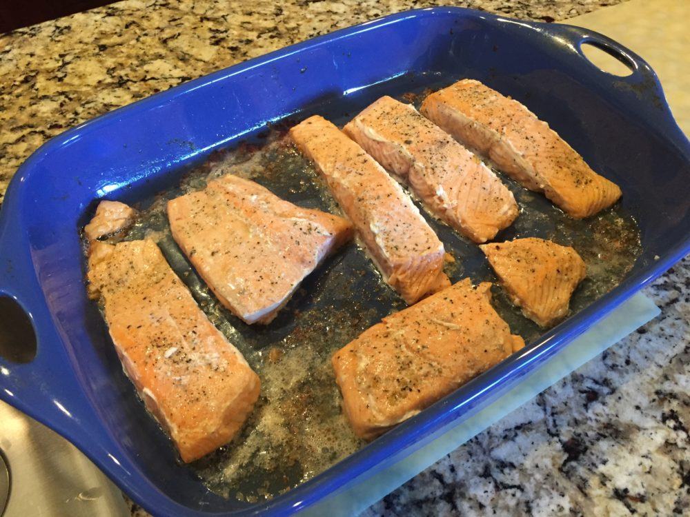 Delicious Cooked Salmon Filets