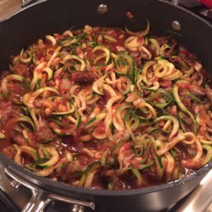 Zoodles for Dinner