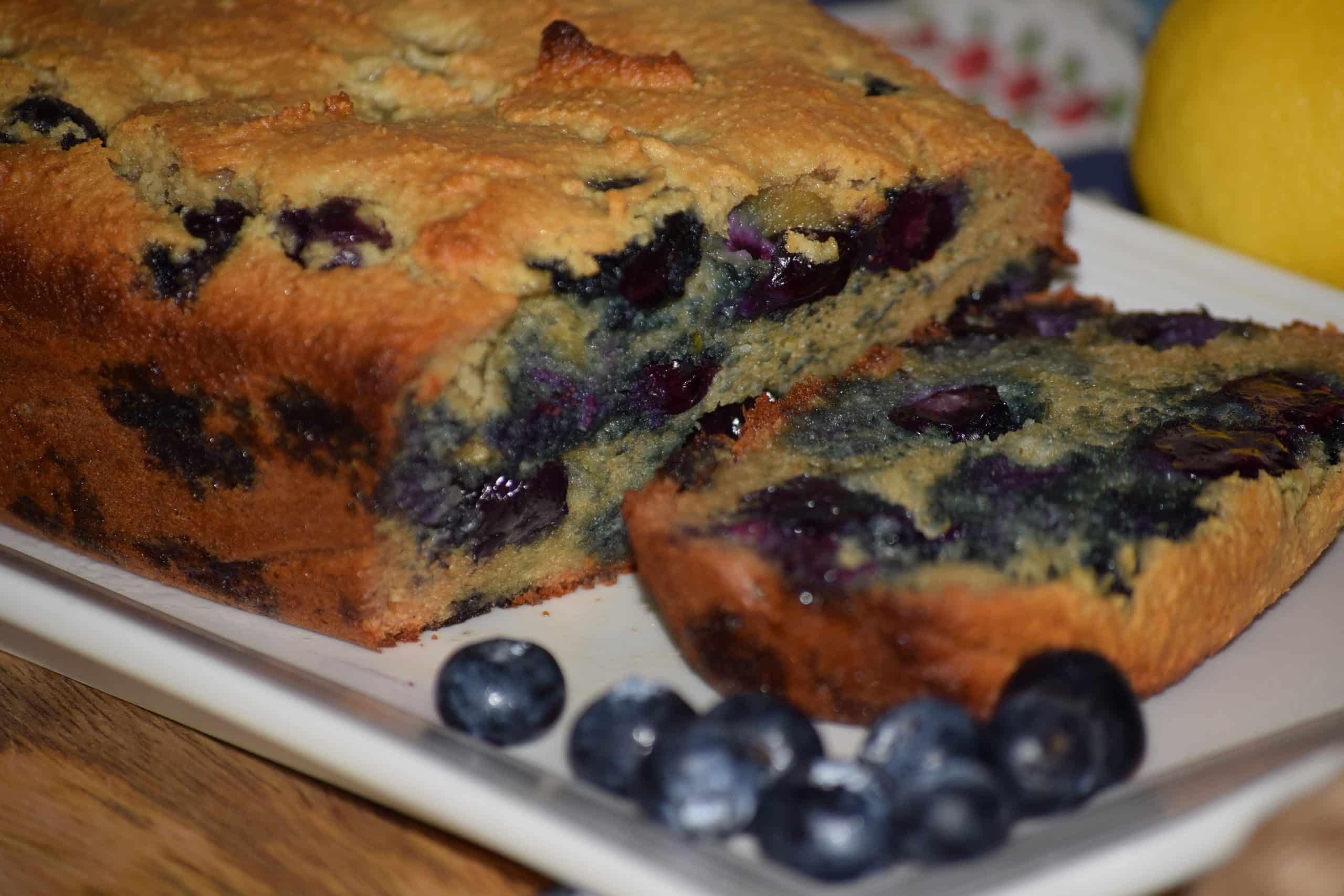 Paleo Blueberry Lemon Bread