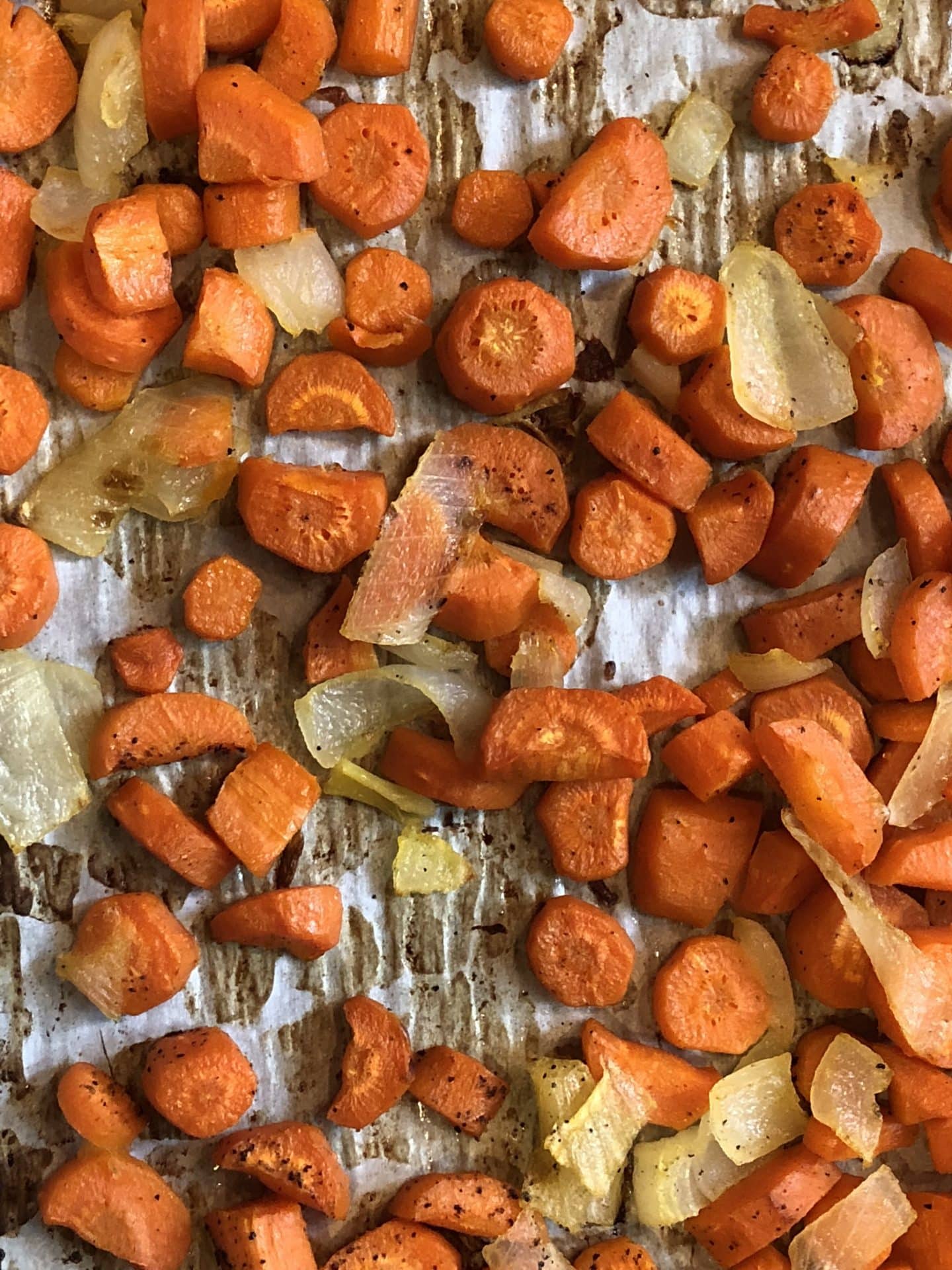 Roasted Carrots and Onions