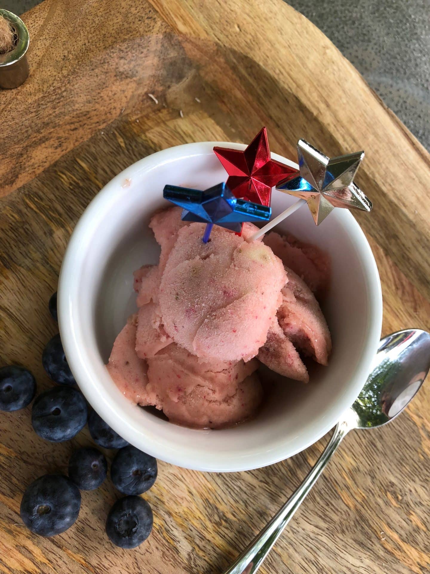 Strawberry Dairy-Free "Ice Cream"